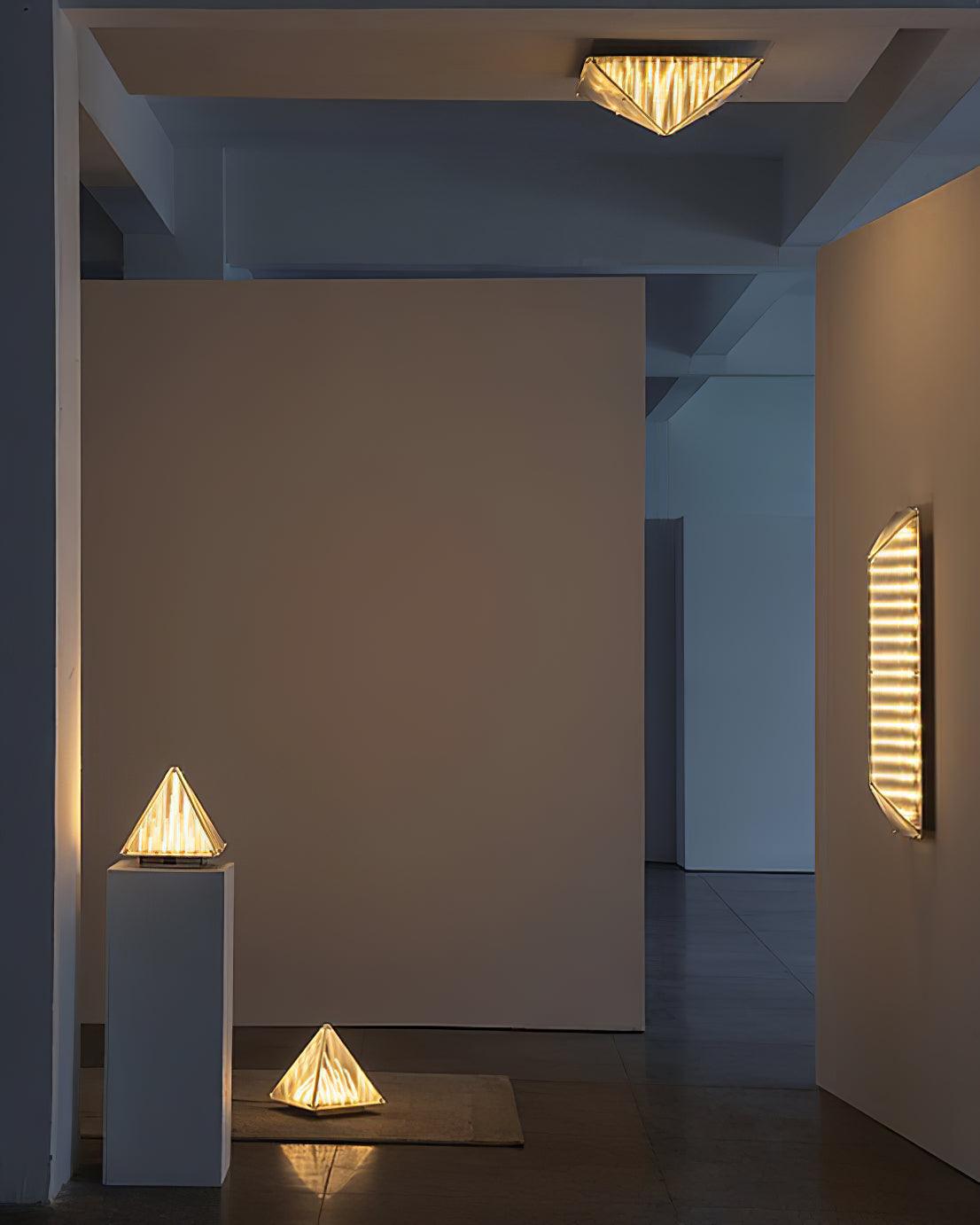 Facet Moderne Deckenleuchte aus Glas