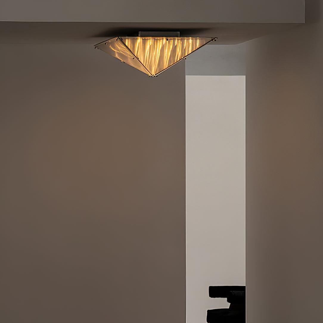 Facet Moderne Deckenleuchte aus Glas