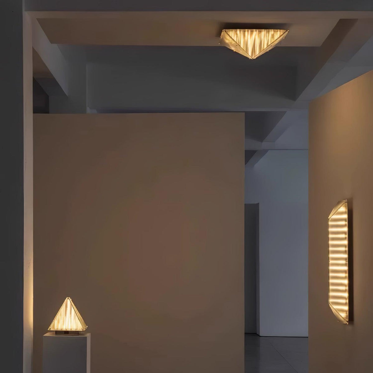 Facet Moderne Deckenleuchte aus Glas