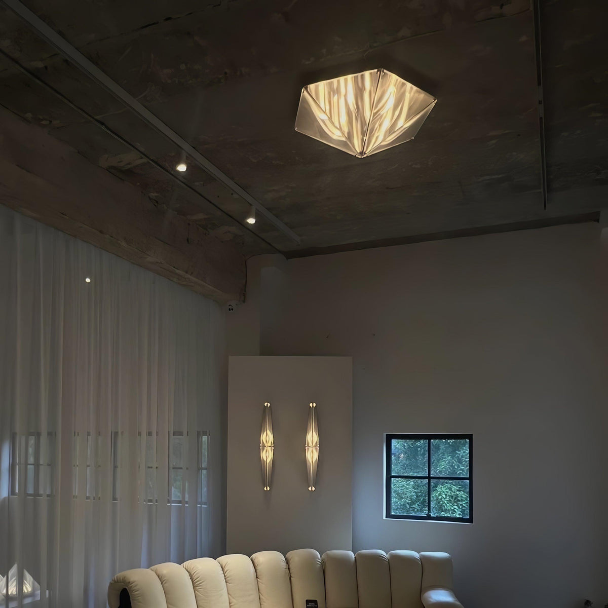 Facet Moderne Deckenleuchte aus Glas