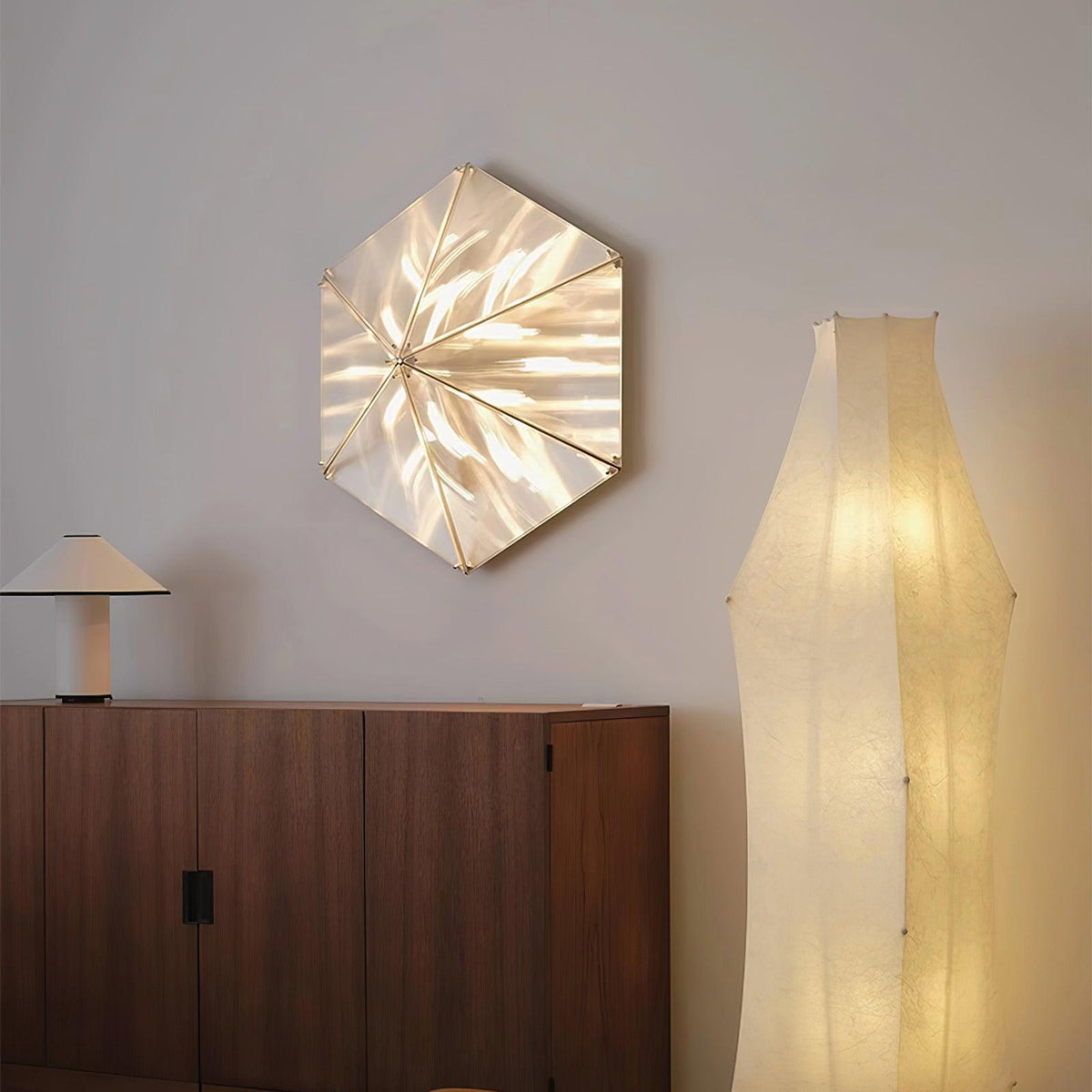 Facet Moderne Deckenleuchte aus Glas