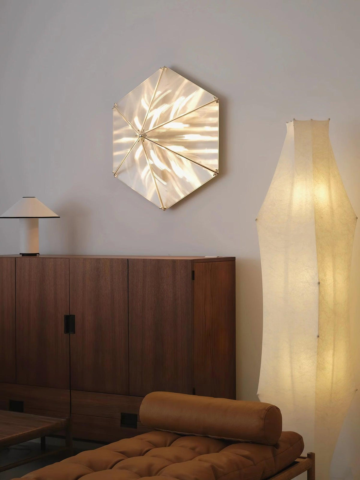 Facet Moderne Deckenleuchte aus Glas