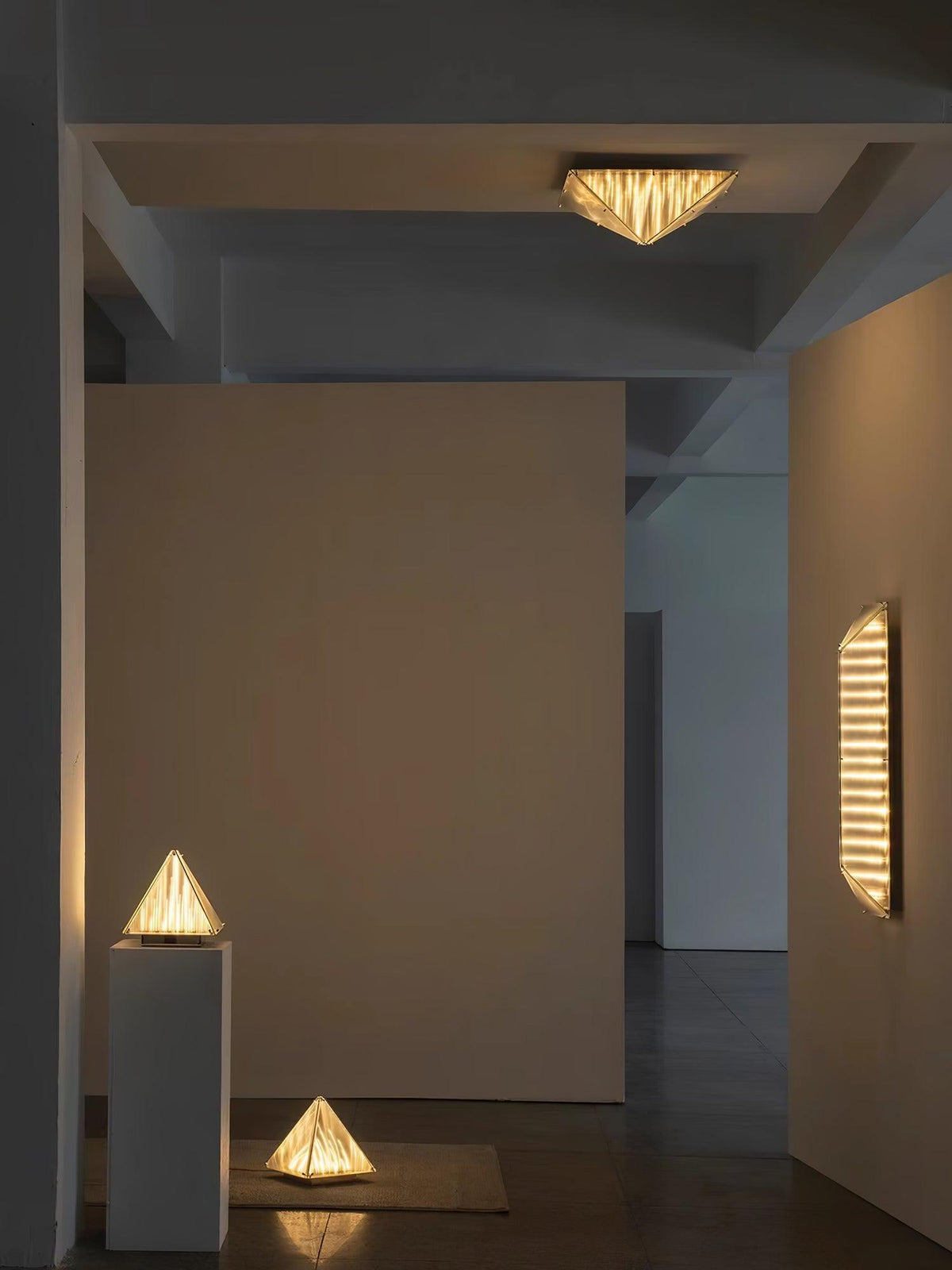 Facet Moderne Deckenleuchte aus Glas