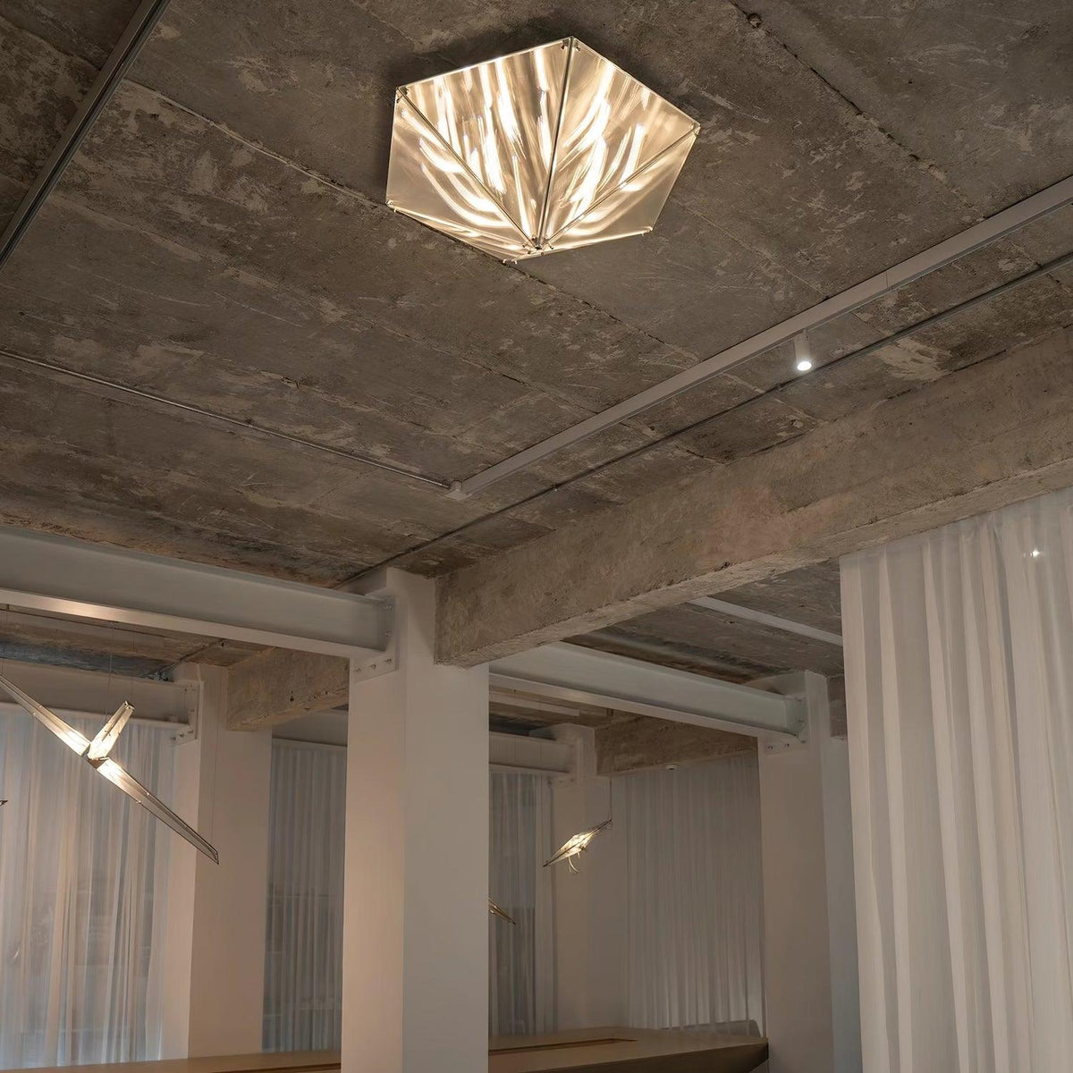 Facet Moderne Deckenleuchte aus Glas