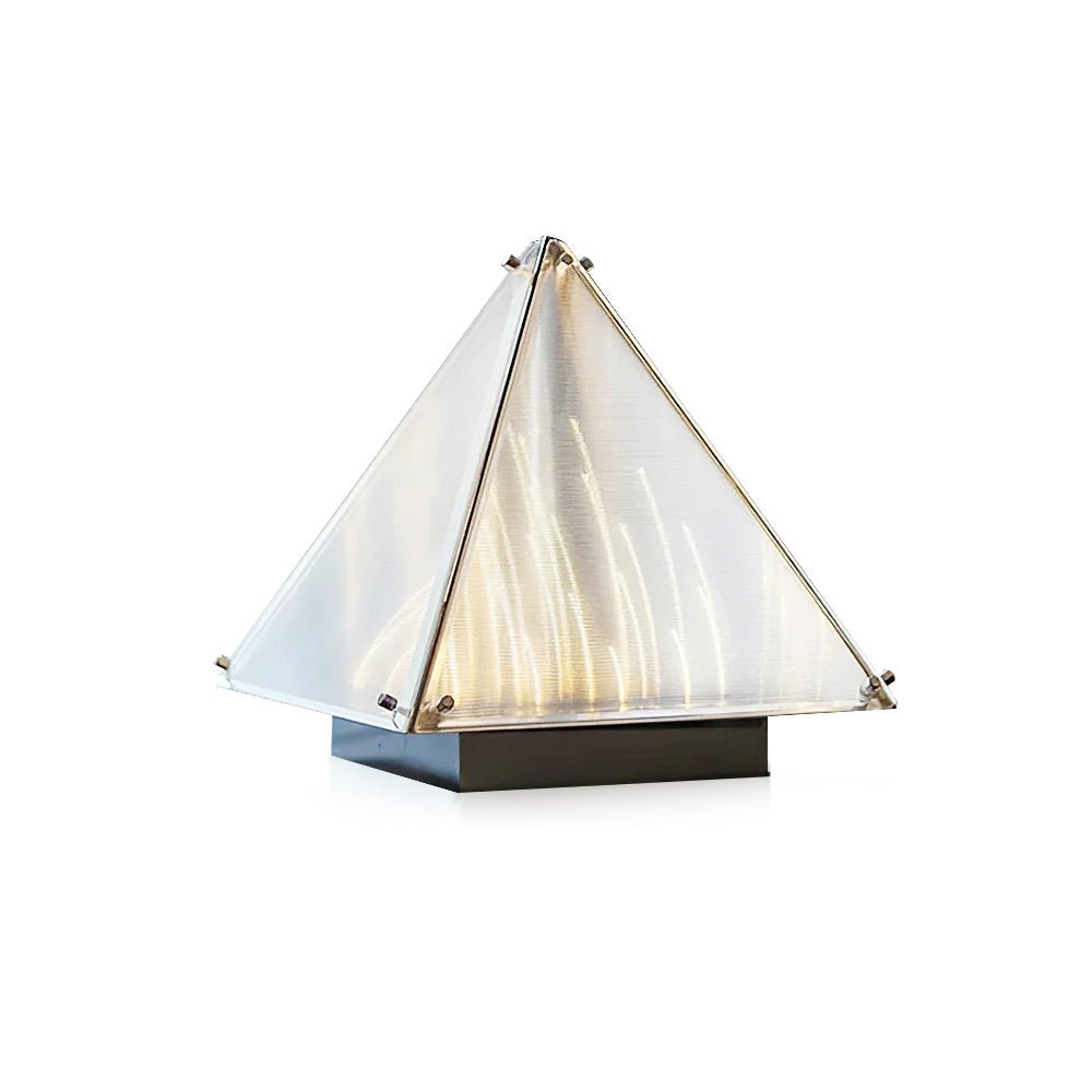 Mymiryre Pyramid-Glas-Tischleuchte