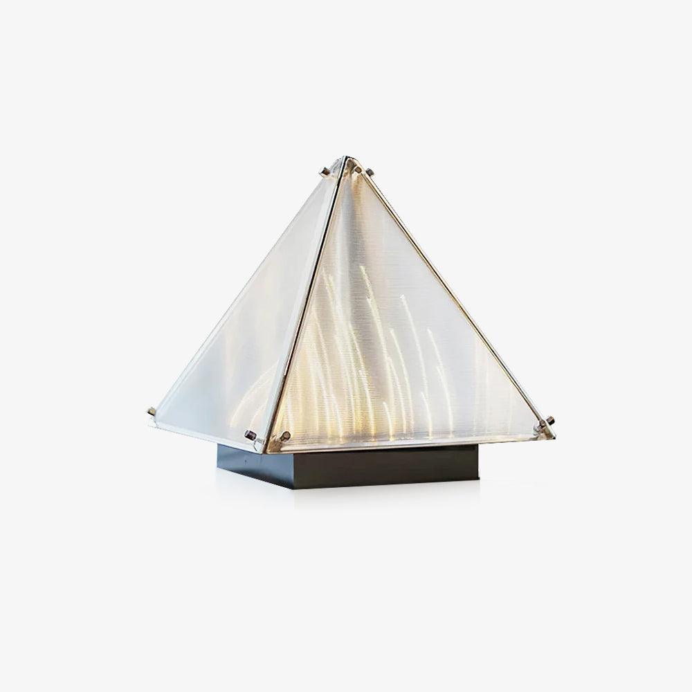 Mymiryre Pyramid-Glas-Tischleuchte