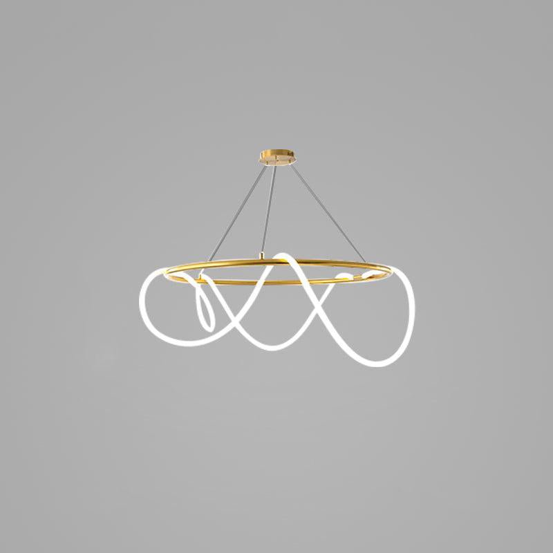 Vocor Kronleuchter flexibler Silikonbogen modern elegant