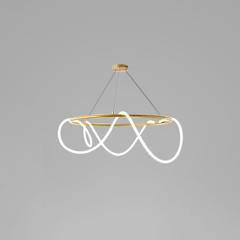 Vocor Kronleuchter flexibler Silikonbogen modern elegant