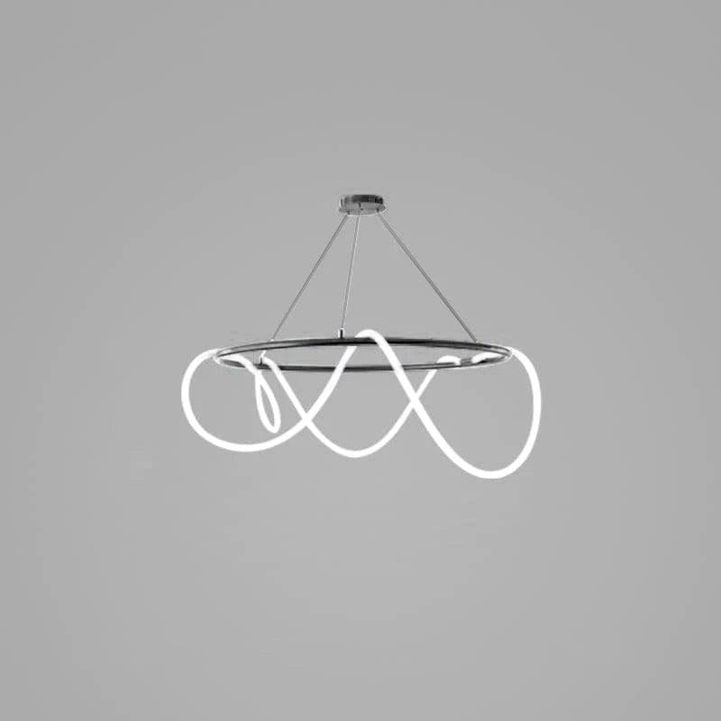 Vocor Kronleuchter flexibler Silikonbogen modern elegant