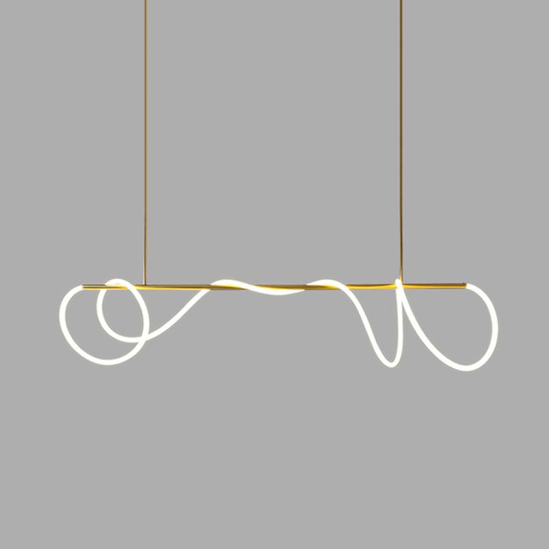 Vocor Kronleuchter flexibler Silikonbogen modern elegant