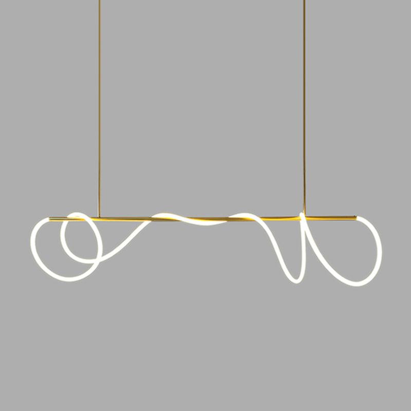 Vocor Kronleuchter flexibler Silikonbogen modern elegant