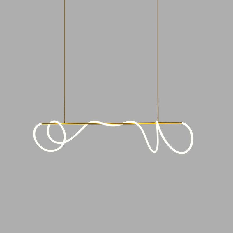 Vocor Kronleuchter flexibler Silikonbogen modern elegant