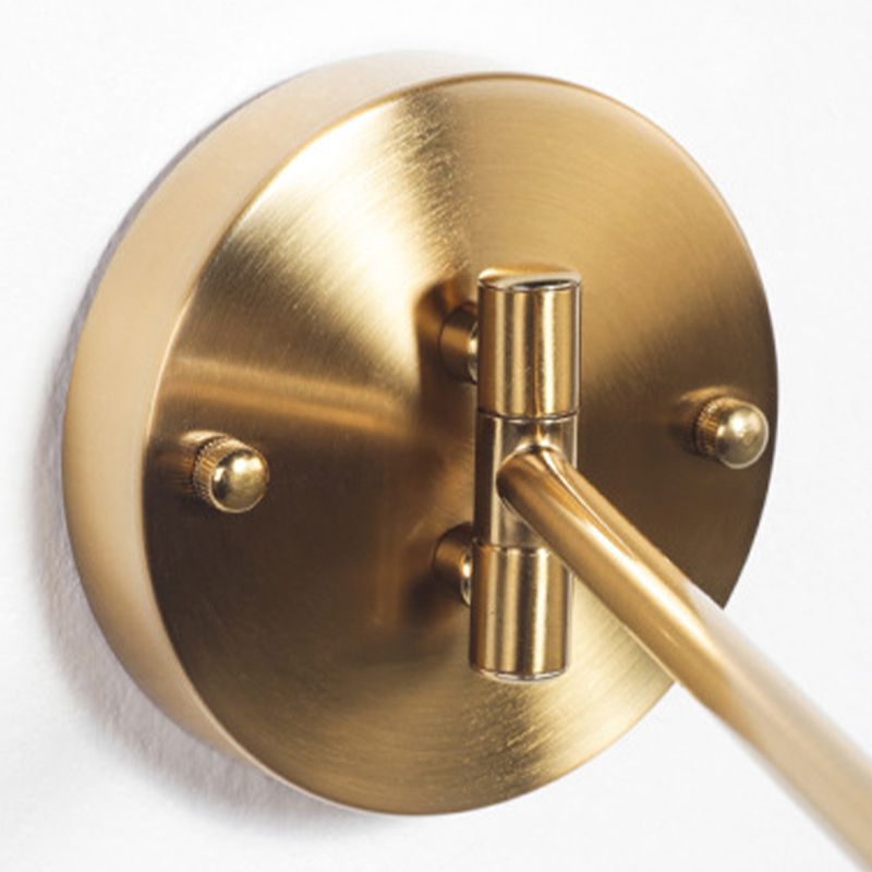 Arisha Modern Wandleuchte Zylindrisch Verstellbare, Messing/Gold, Schlafzimmer, Metall