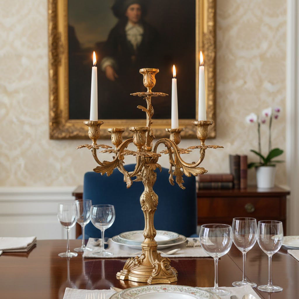 Renarine Rococo Siebenlichter-Kronleuchter