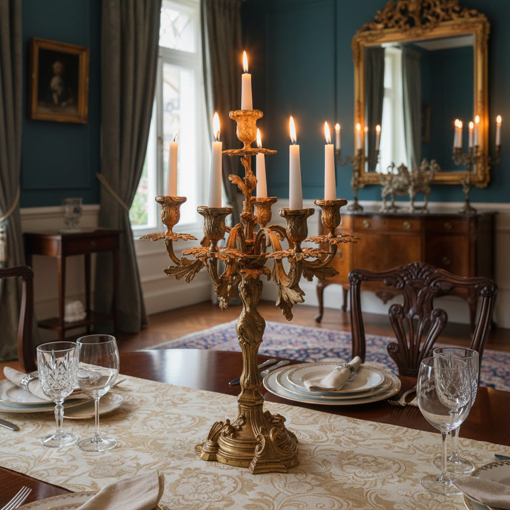Renarine Rococo Siebenlichter-Kronleuchter