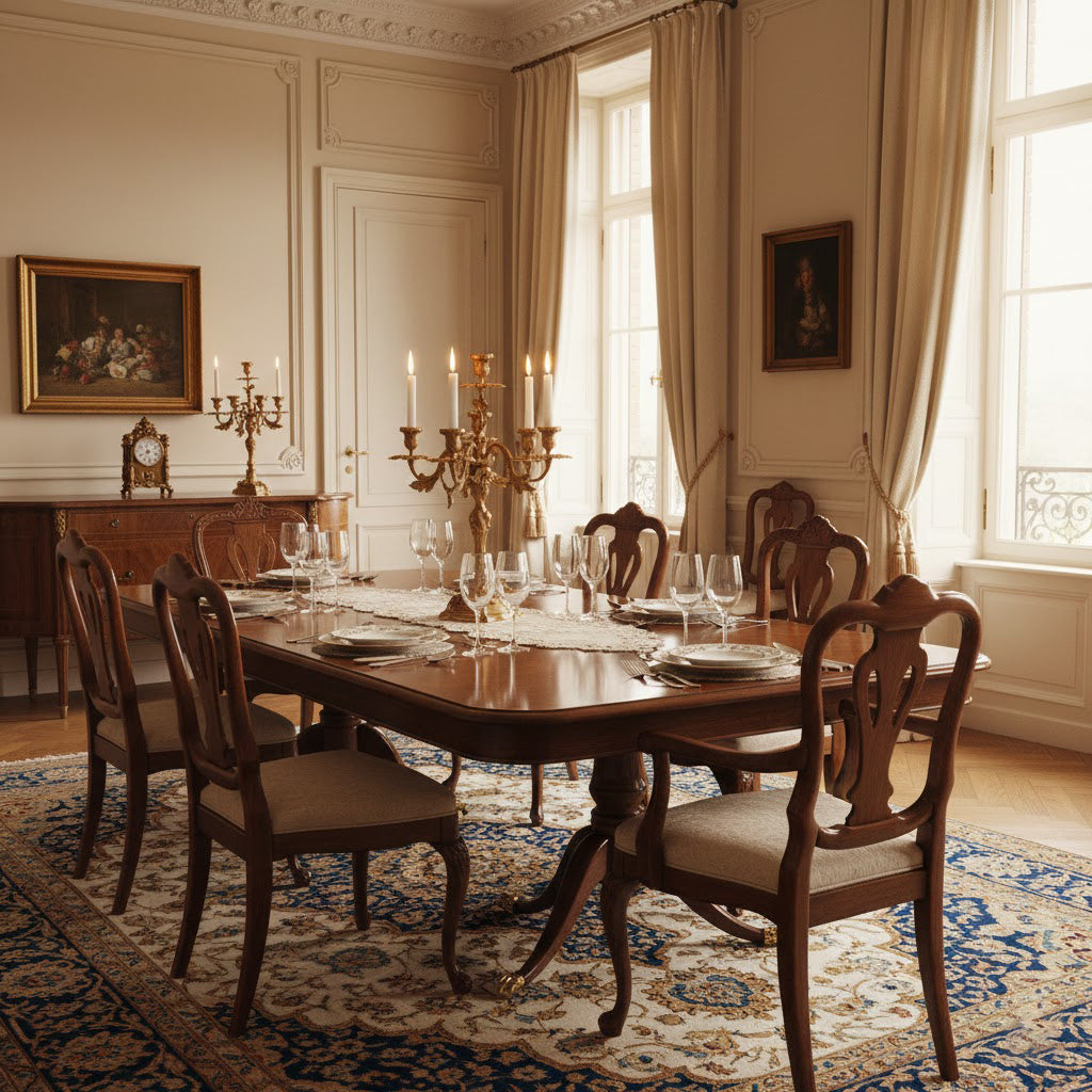 Renarine Rococo Siebenlichter-Kronleuchter