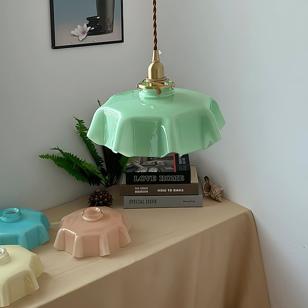 Liorivora Pendelleuchte French Flower für Esszimmer