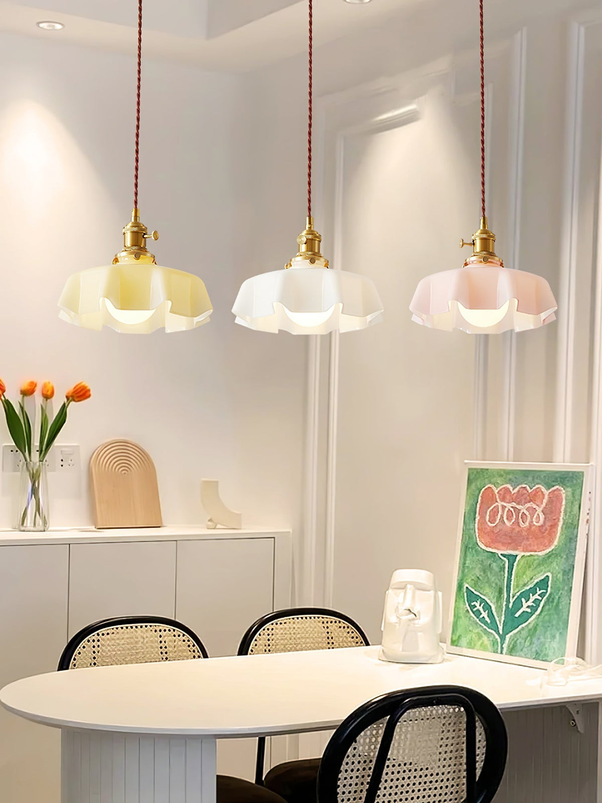 Liorivora Pendelleuchte French Flower für Esszimmer