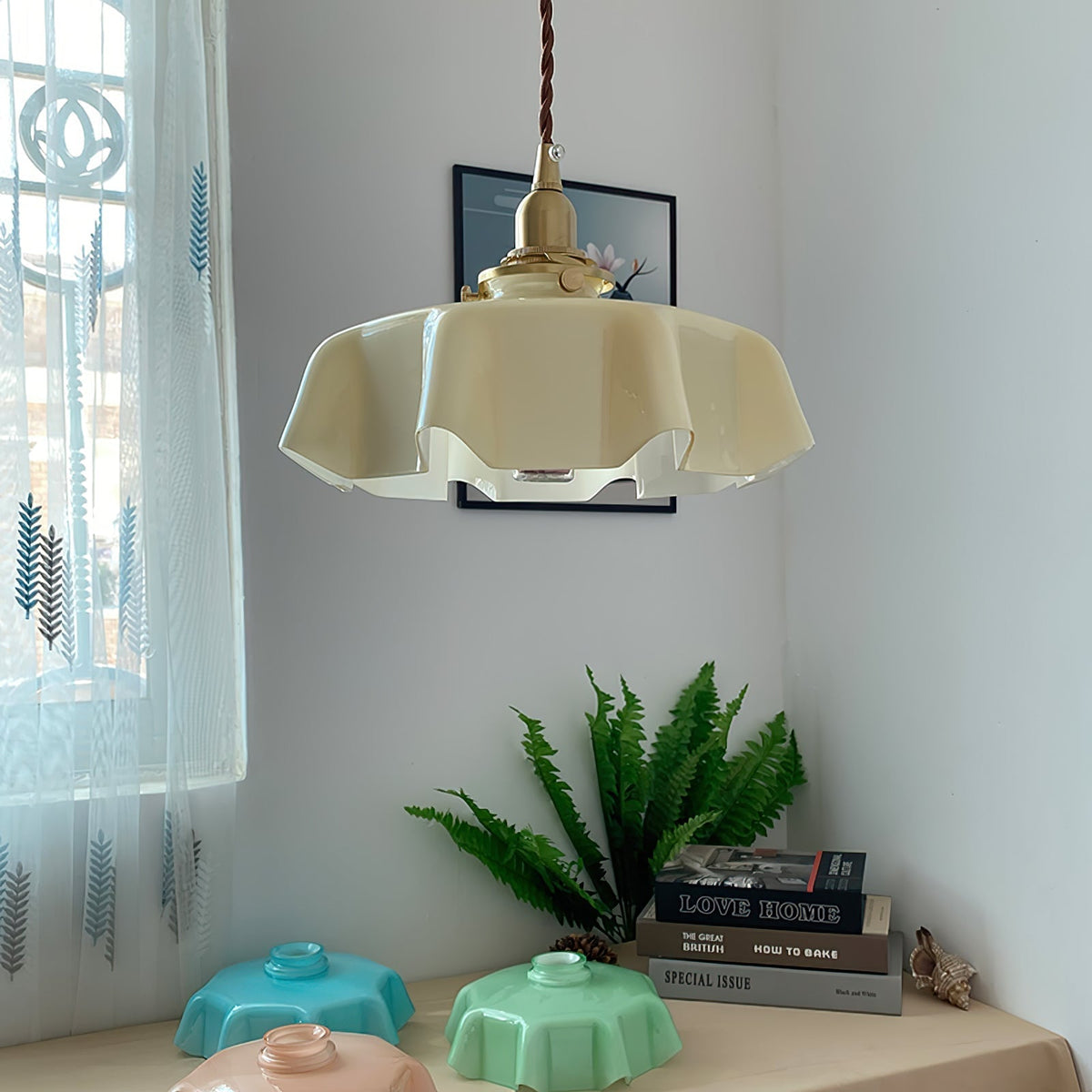 Liorivora Pendelleuchte French Flower für Esszimmer