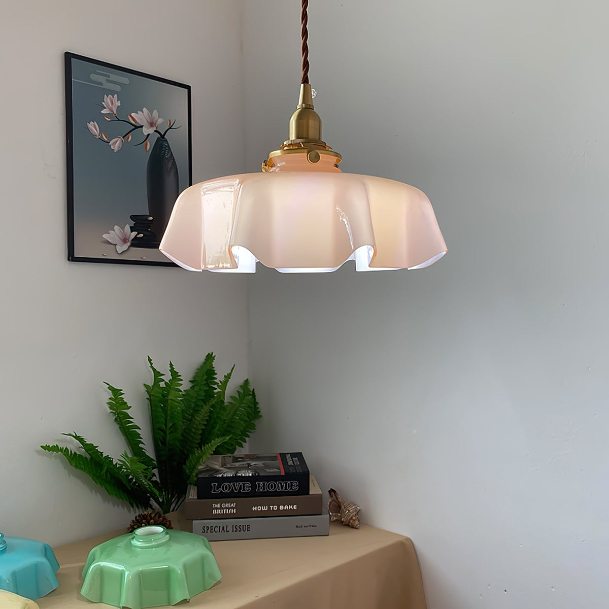 Liorivora Pendelleuchte French Flower für Esszimmer