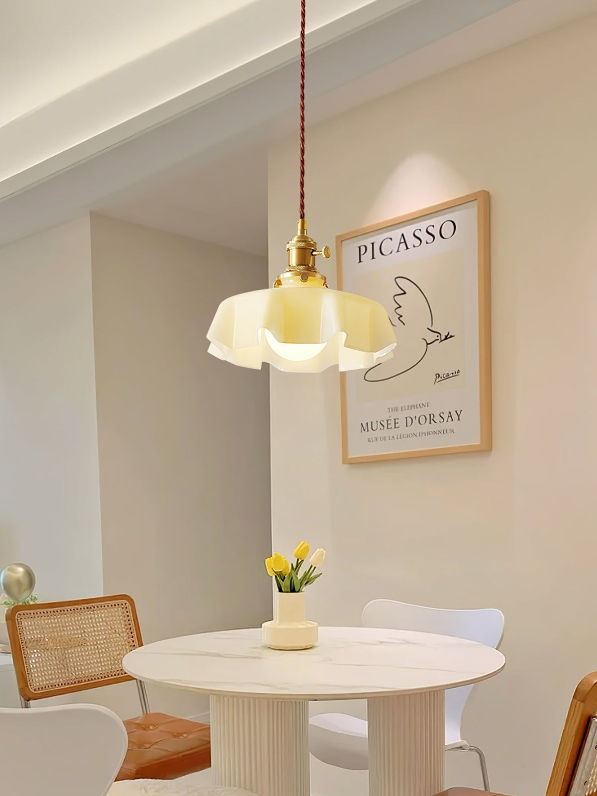 Liorivora Pendelleuchte French Flower für Esszimmer