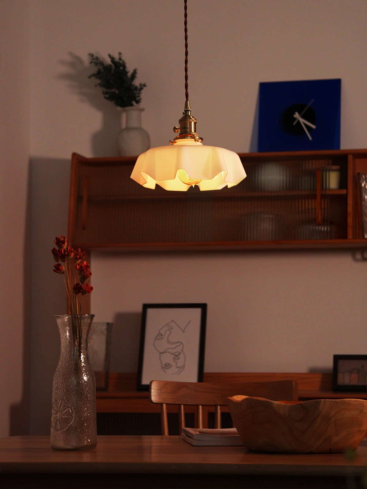 Liorivora Pendelleuchte French Flower für Esszimmer