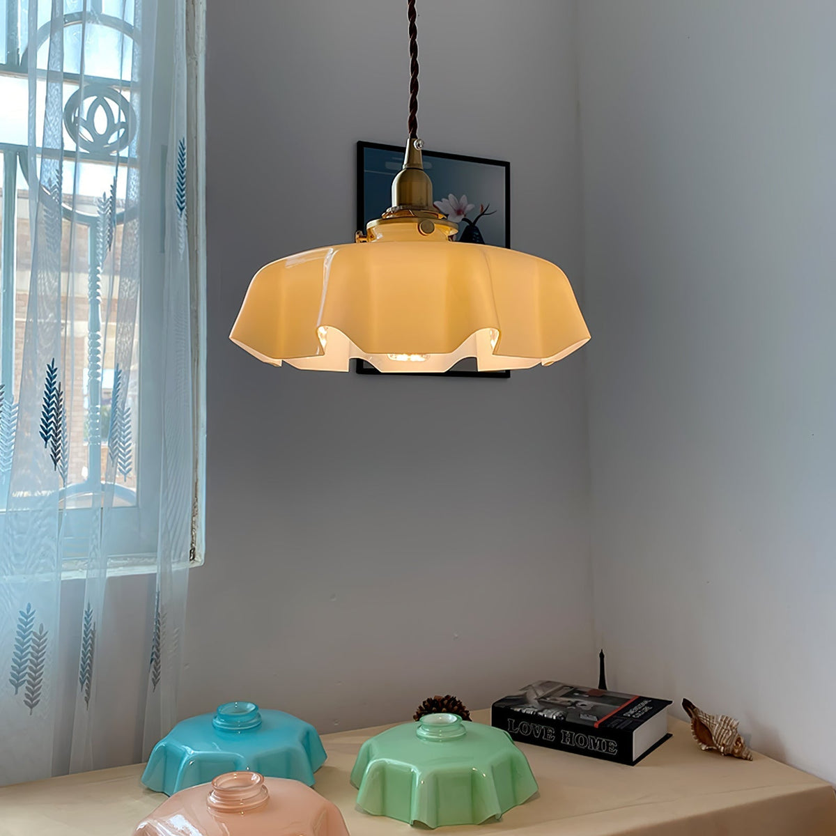 Liorivora Pendelleuchte French Flower für Esszimmer