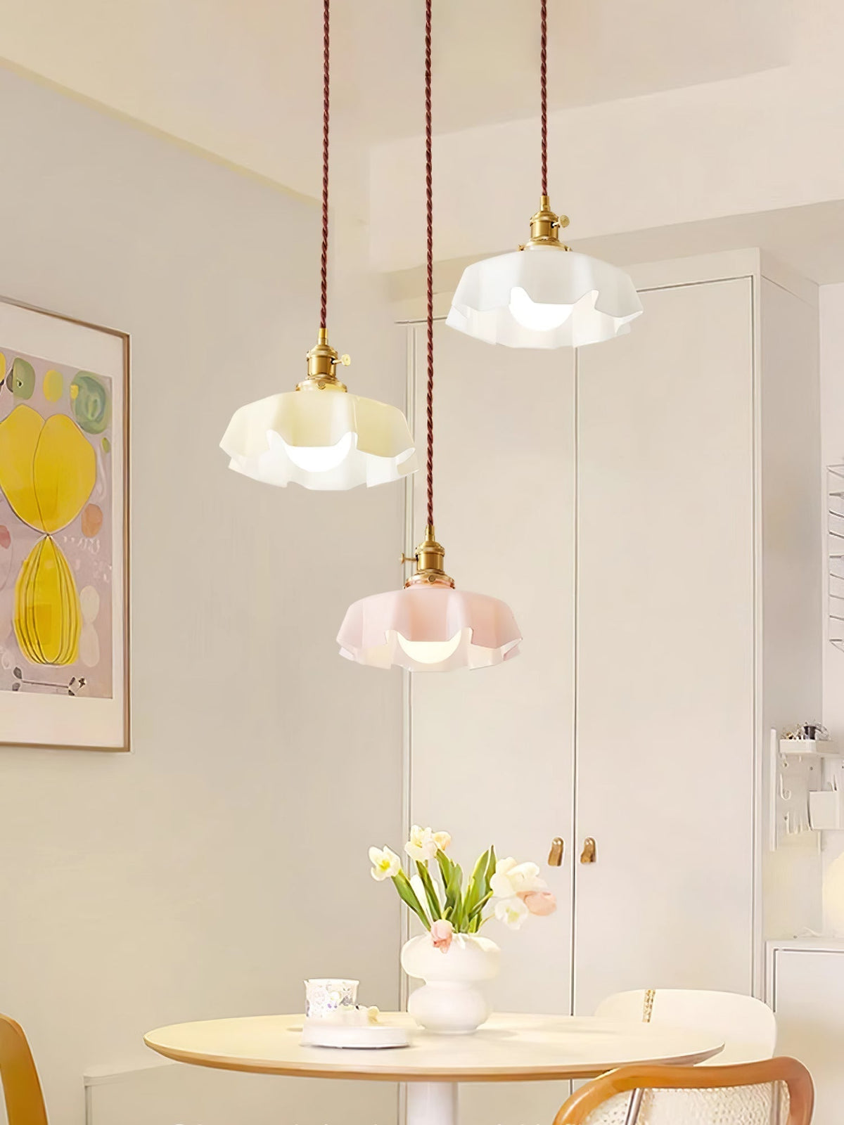 Liorivora Pendelleuchte French Flower für Esszimmer