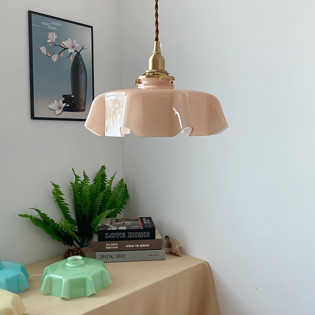 Liorivora Pendelleuchte French Flower für Esszimmer