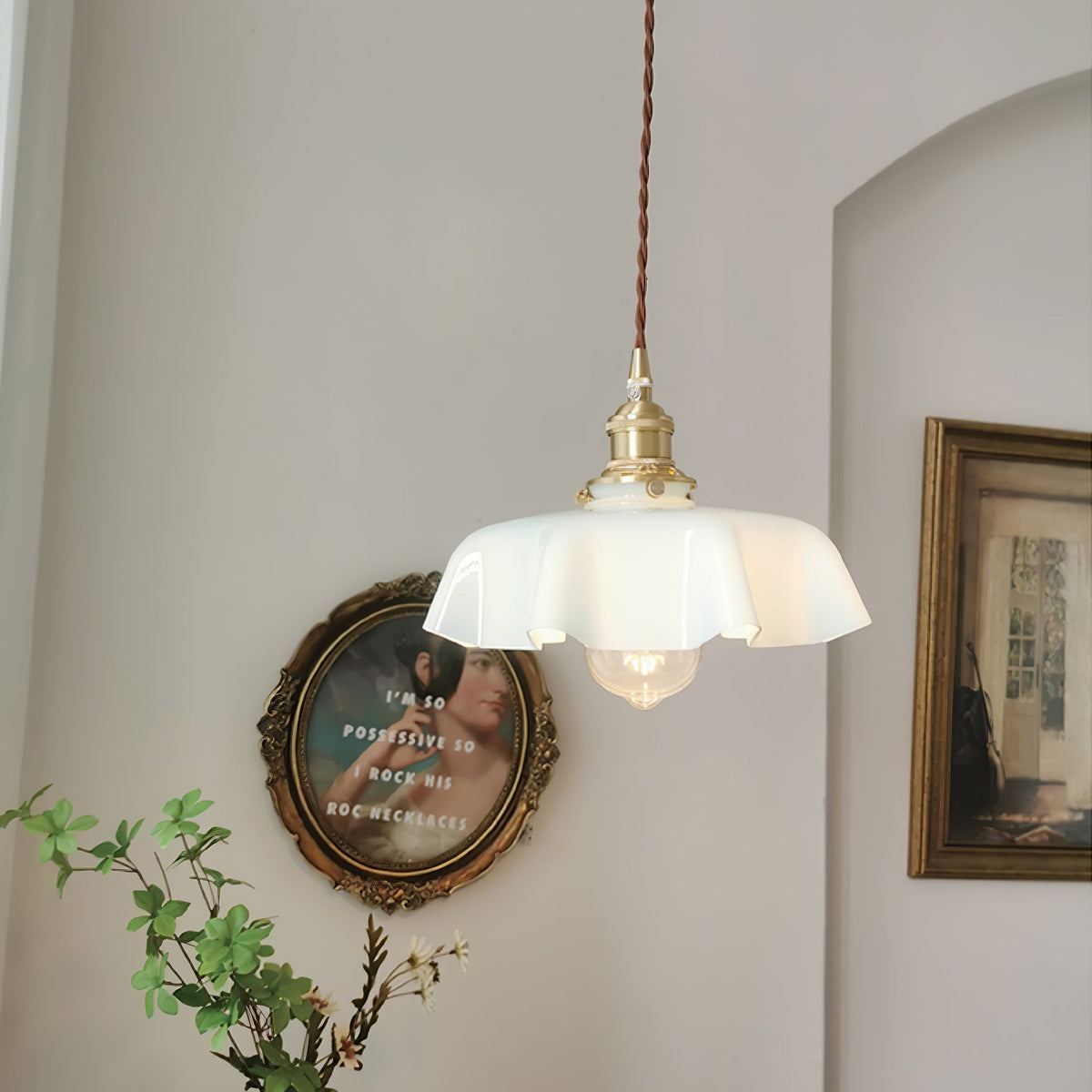 Liorivora Pendelleuchte French Flower für Esszimmer