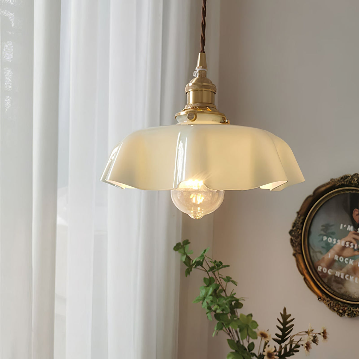 Liorivora Pendelleuchte French Flower für Esszimmer