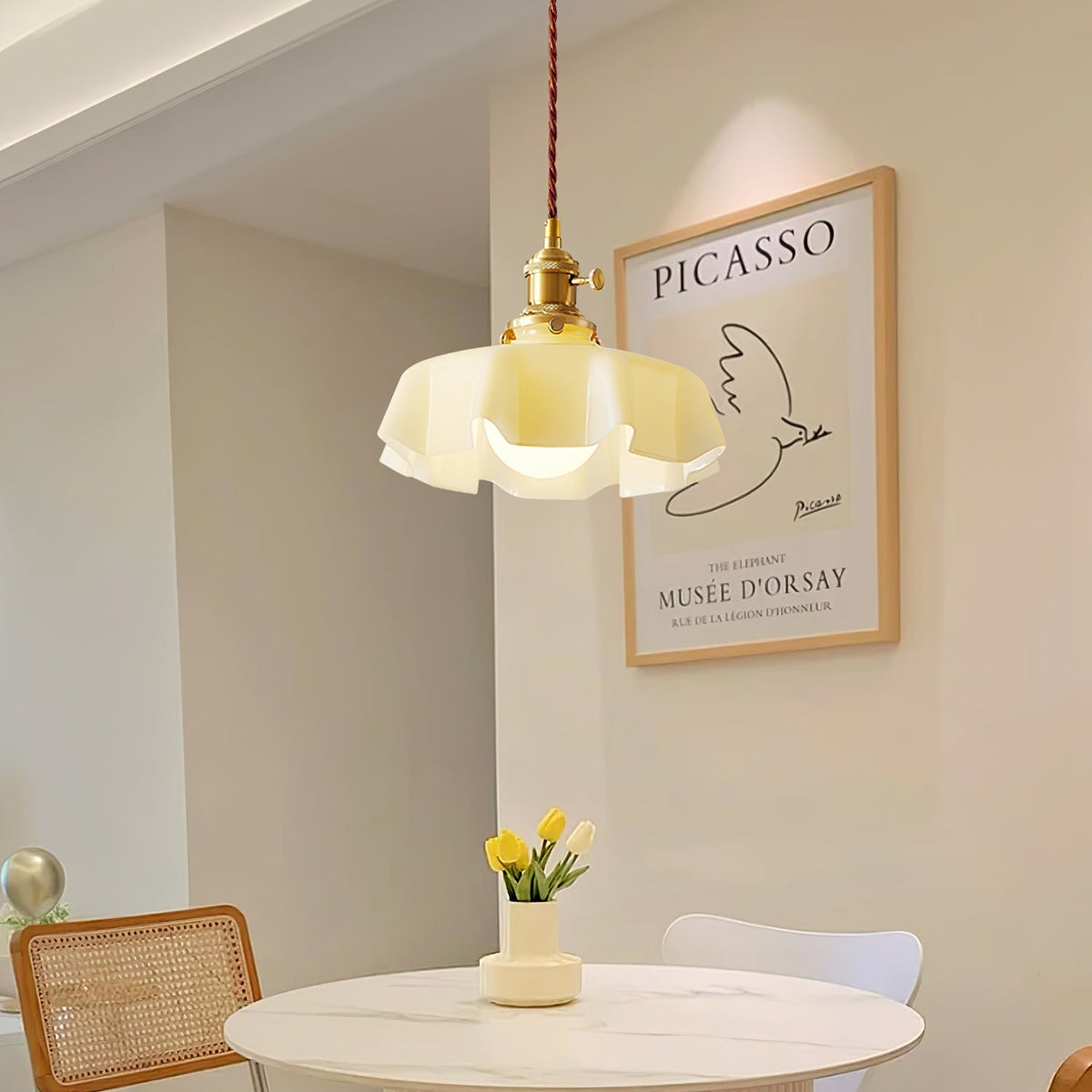 Liorivora Pendelleuchte French Flower für Esszimmer