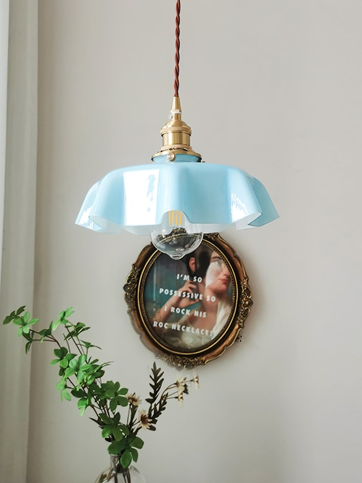 Liorivora Pendelleuchte French Flower für Esszimmer