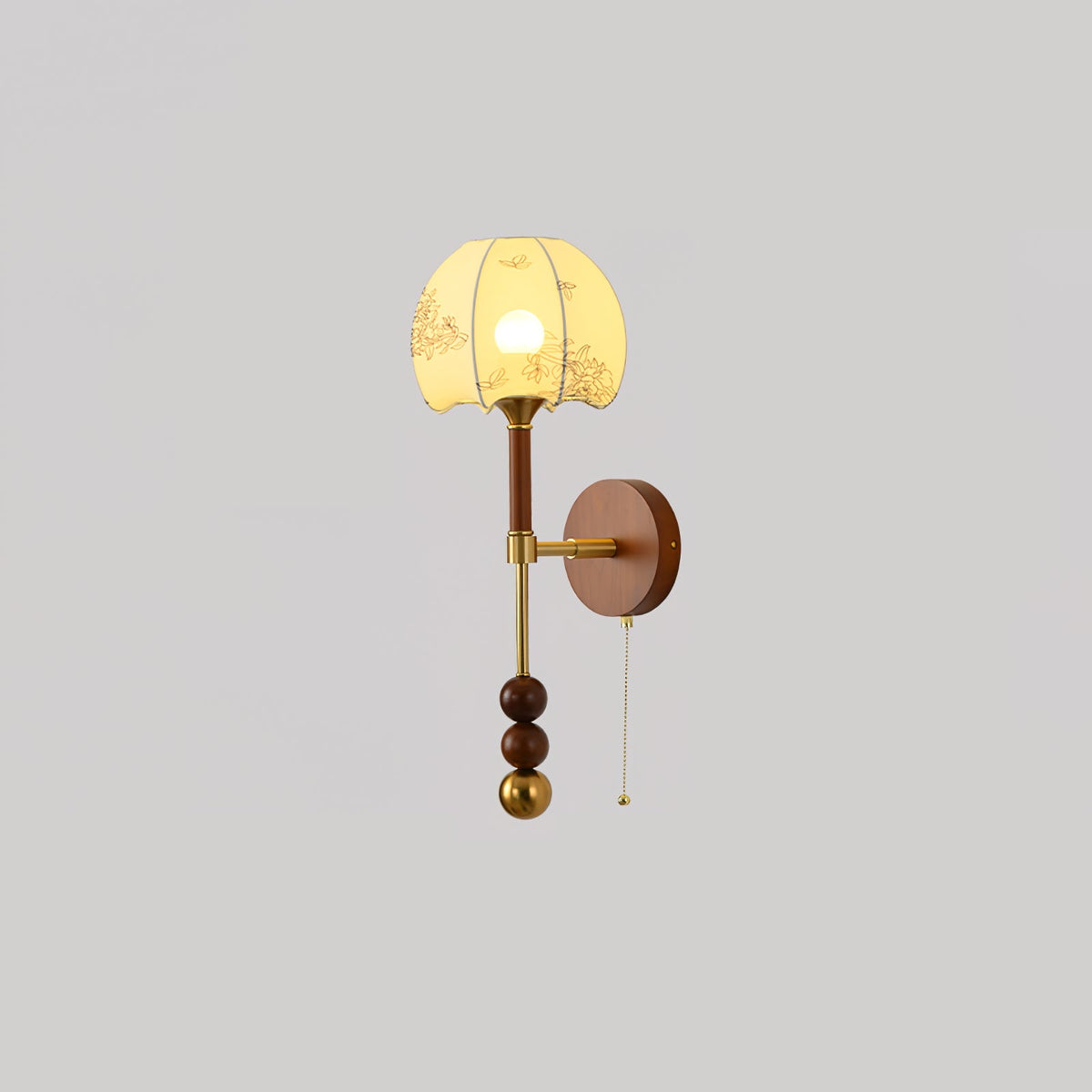 Hilda Roma Elegance Holz-Wandleuchte