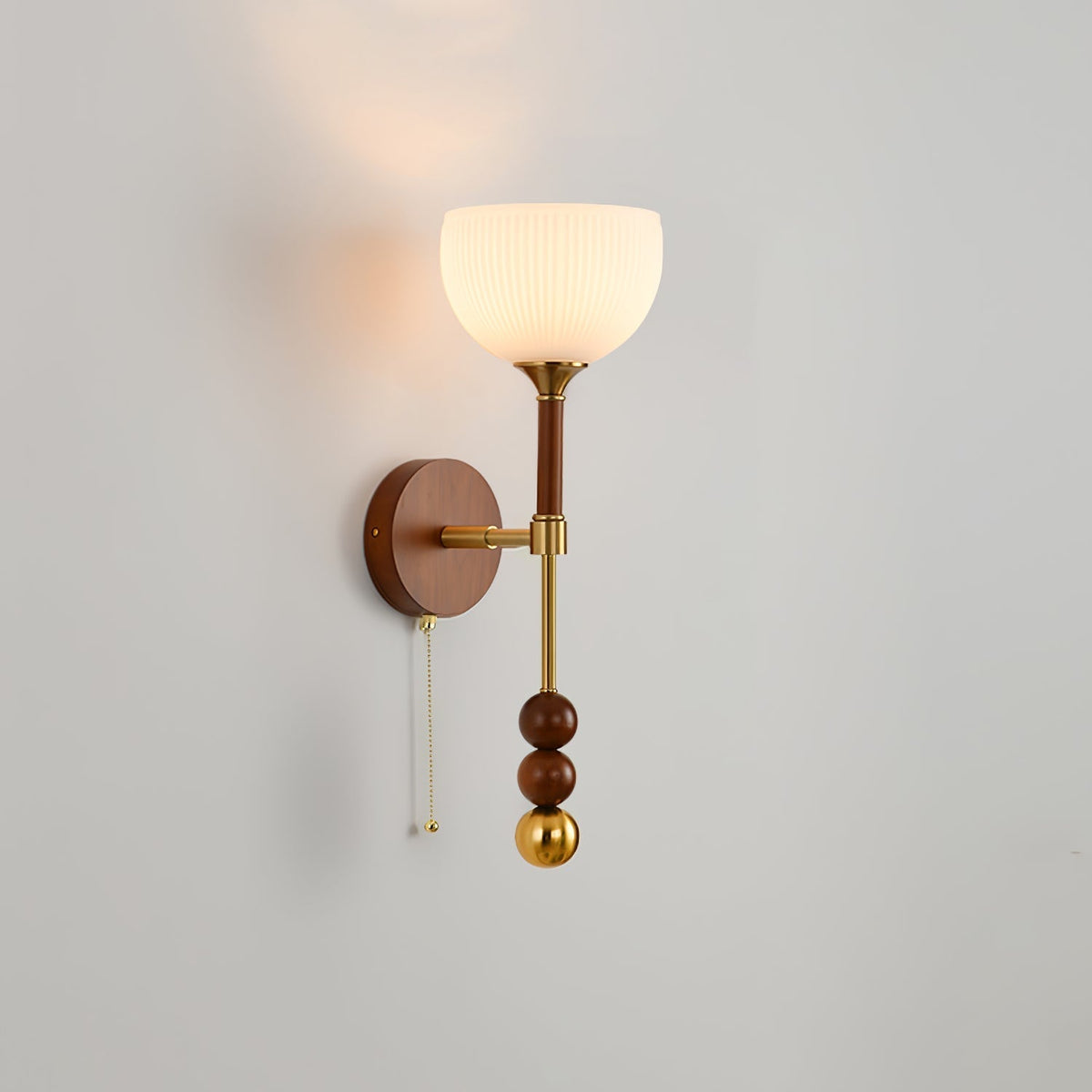 Hilda Roma Elegance Holz-Wandleuchte