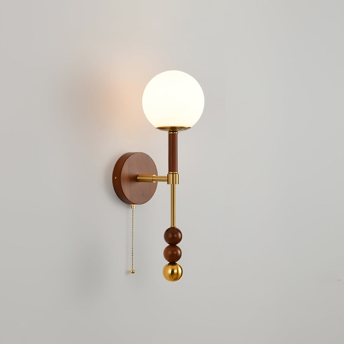 Hilda Roma Elegance Holz-Wandleuchte