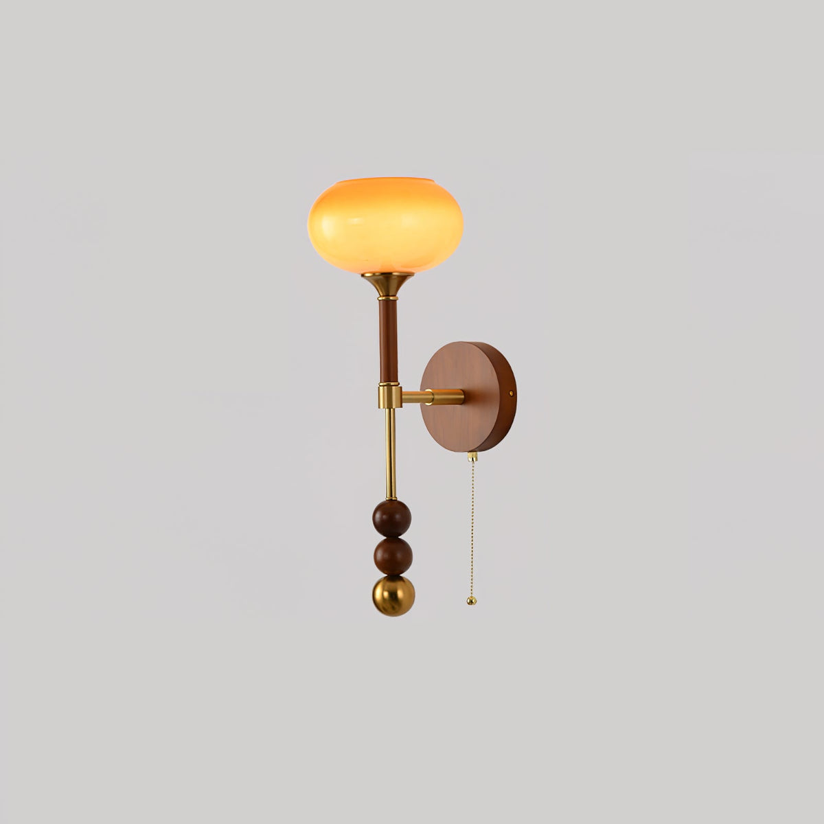 Hilda Roma Elegance Holz-Wandleuchte