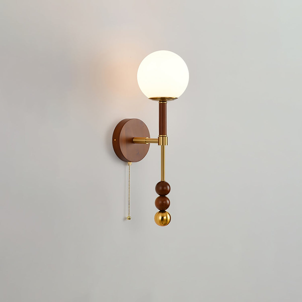 Hilda Roma Elegance Holz-Wandleuchte