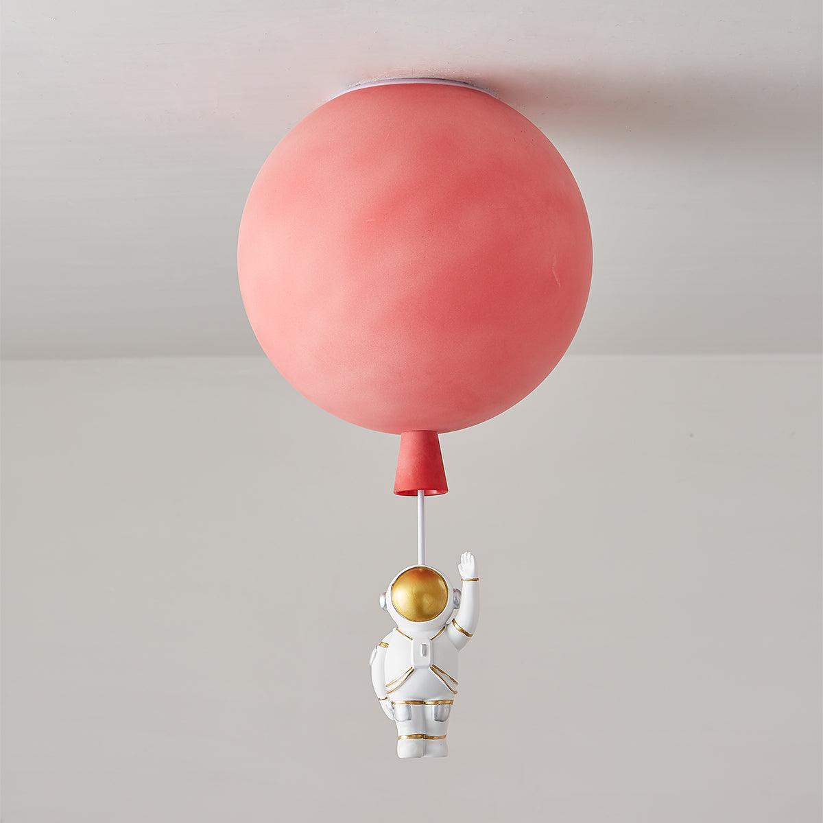 Nirerira Deckenleuchte Acrylballon Astronaut verspielt für Kinderzimmer
