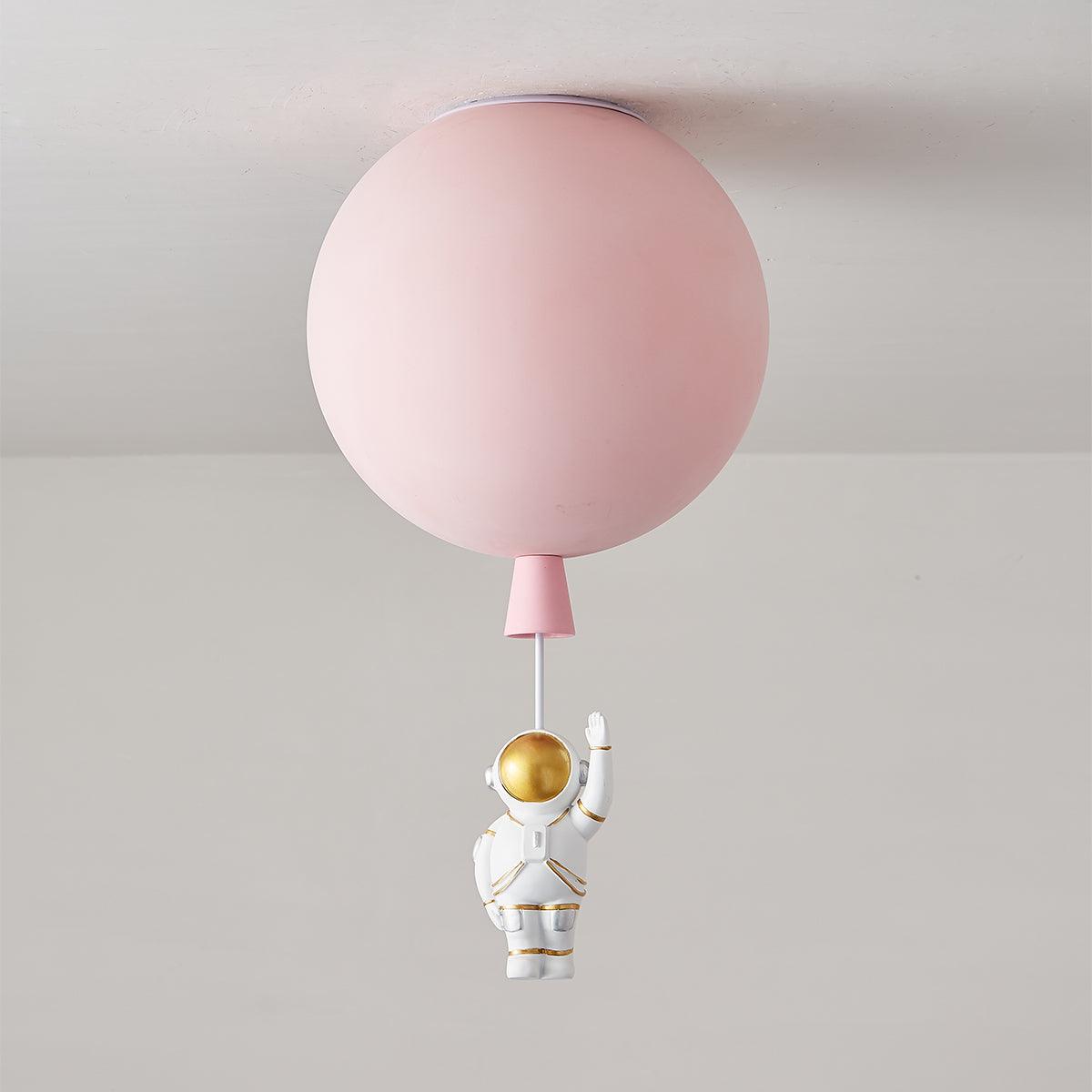 Nirerira Deckenleuchte Acrylballon Astronaut verspielt für Kinderzimmer