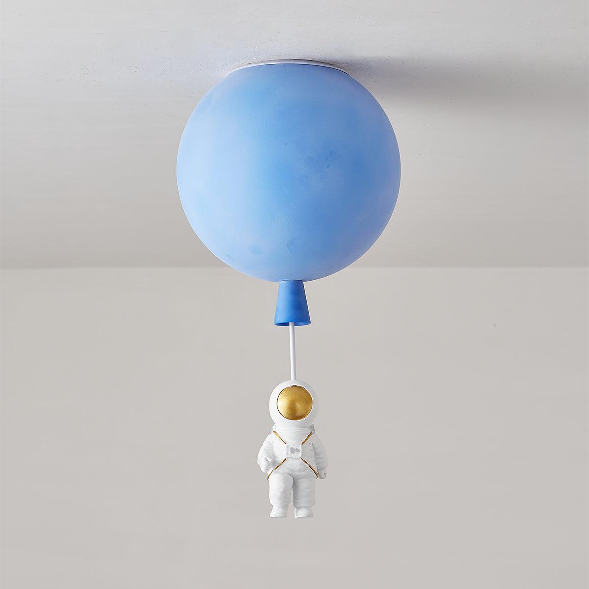 Nirerira Deckenleuchte Acrylballon Astronaut verspielt für Kinderzimmer