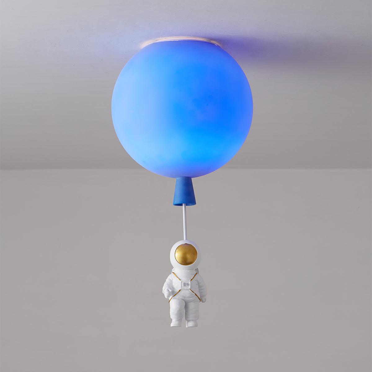 Nirerira Deckenleuchte Acrylballon Astronaut verspielt für Kinderzimmer
