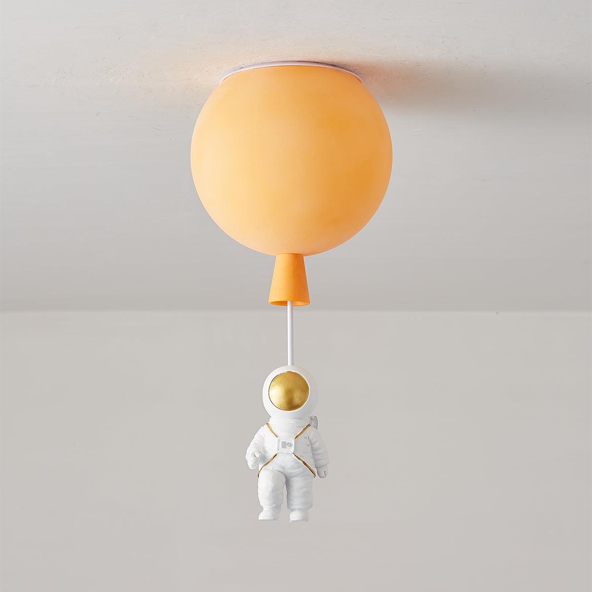 Nirerira Deckenleuchte Acrylballon Astronaut verspielt für Kinderzimmer