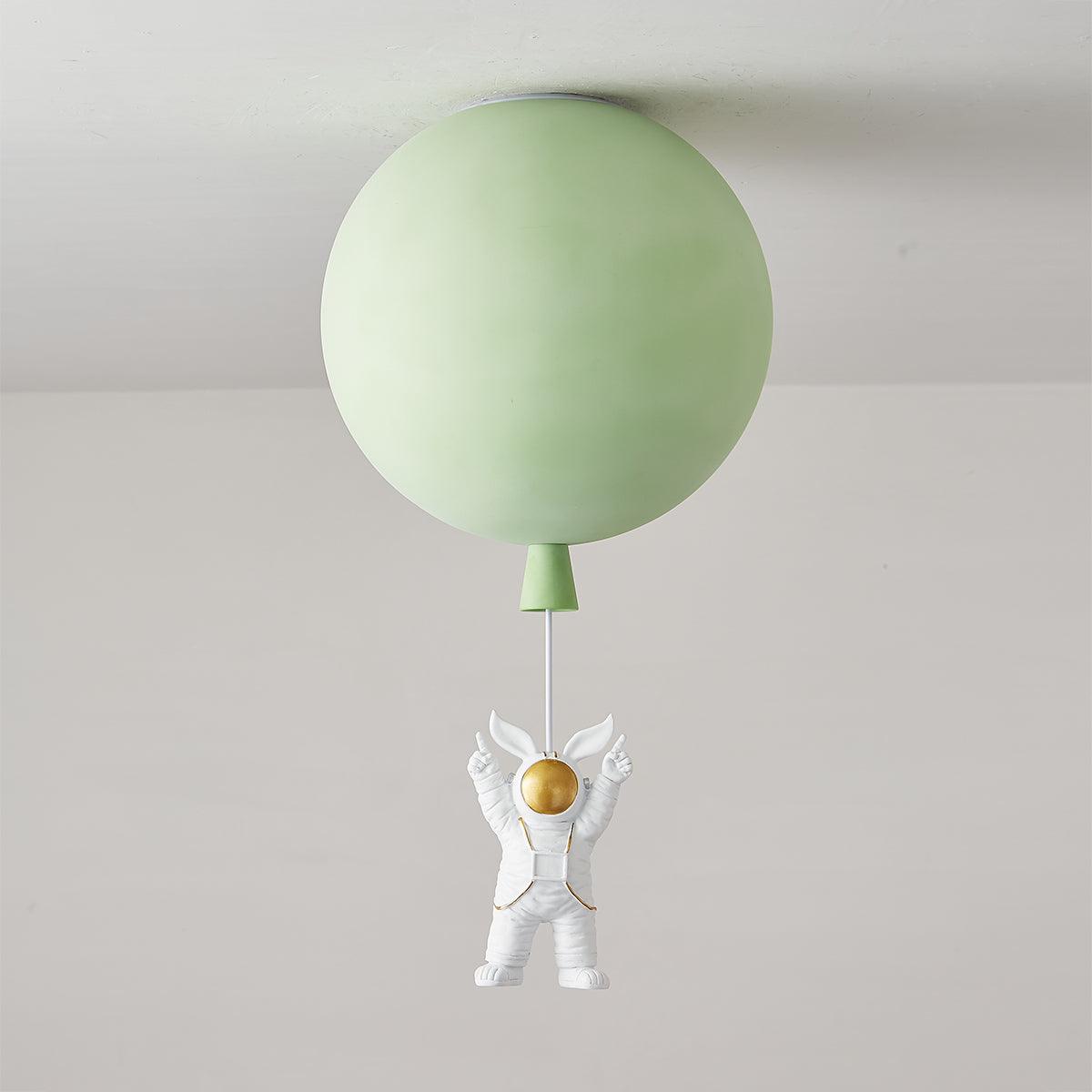 Nirerira Deckenleuchte Acrylballon Astronaut verspielt für Kinderzimmer