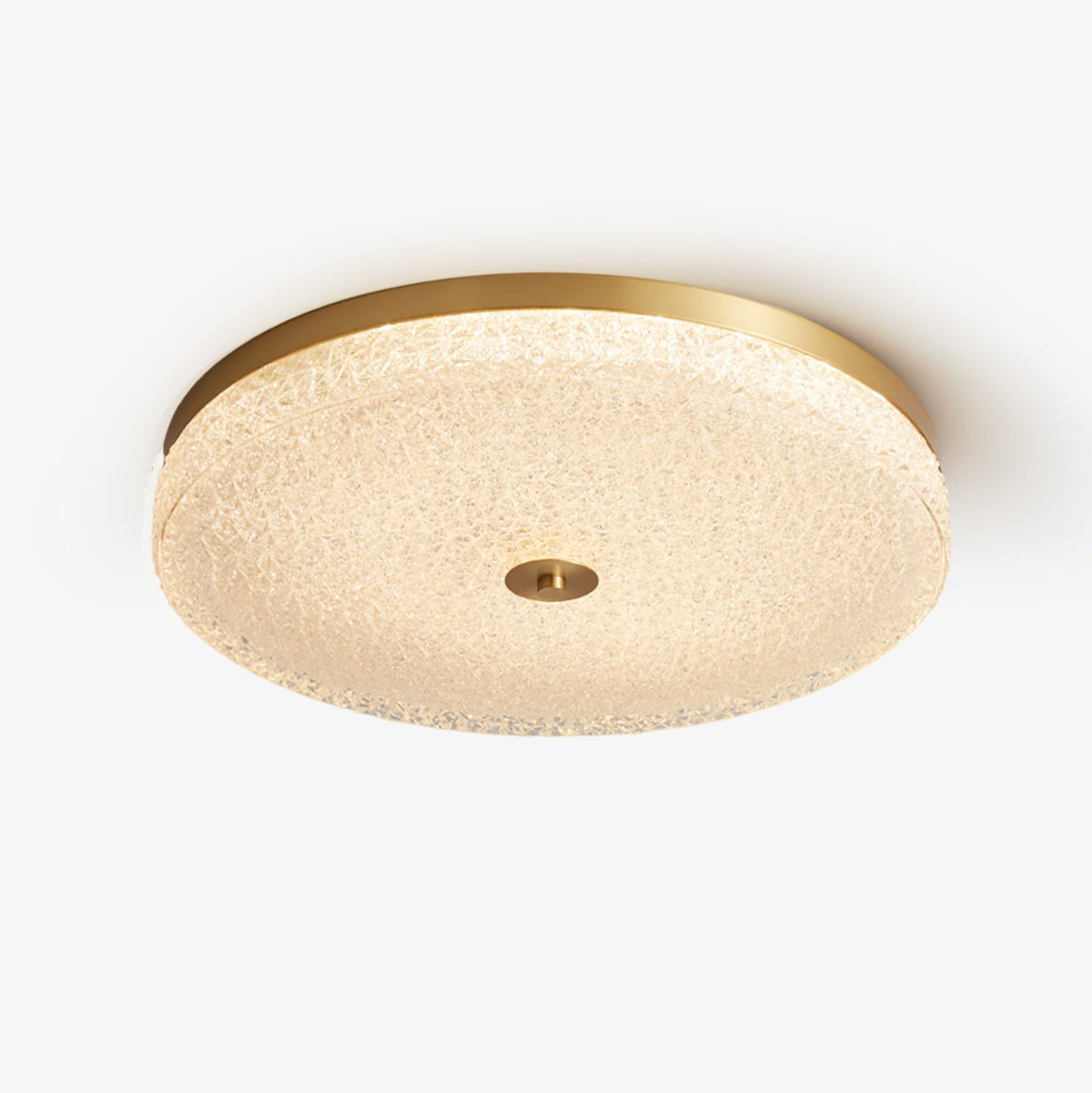 Celuelle Deckenleuchte aus Milchglas mit Textur im minimalistischen eleganten Stil