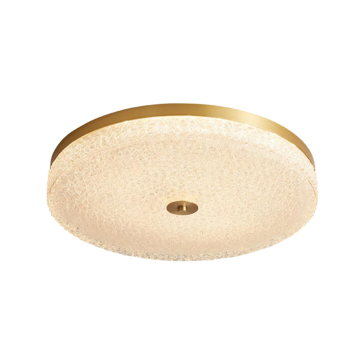 Celuelle Deckenleuchte aus Milchglas mit Textur im minimalistischen eleganten Stil