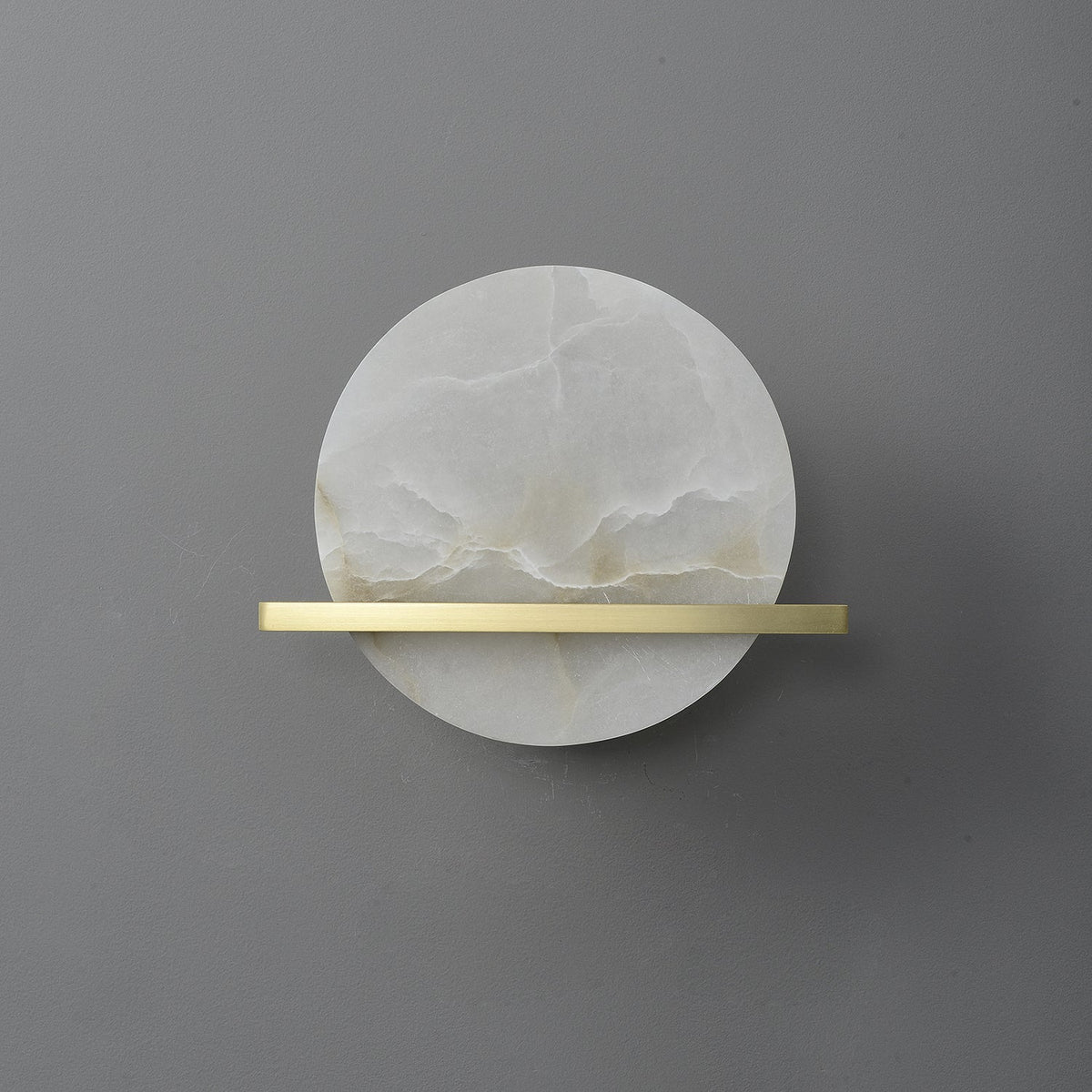 Avemis Kugel aus Alabaster Wandleuchte