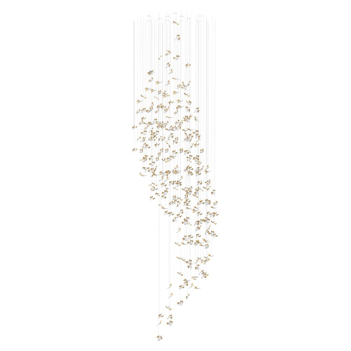Citalora Kristall-Cluster-Pendelleuchte Kronleuchter