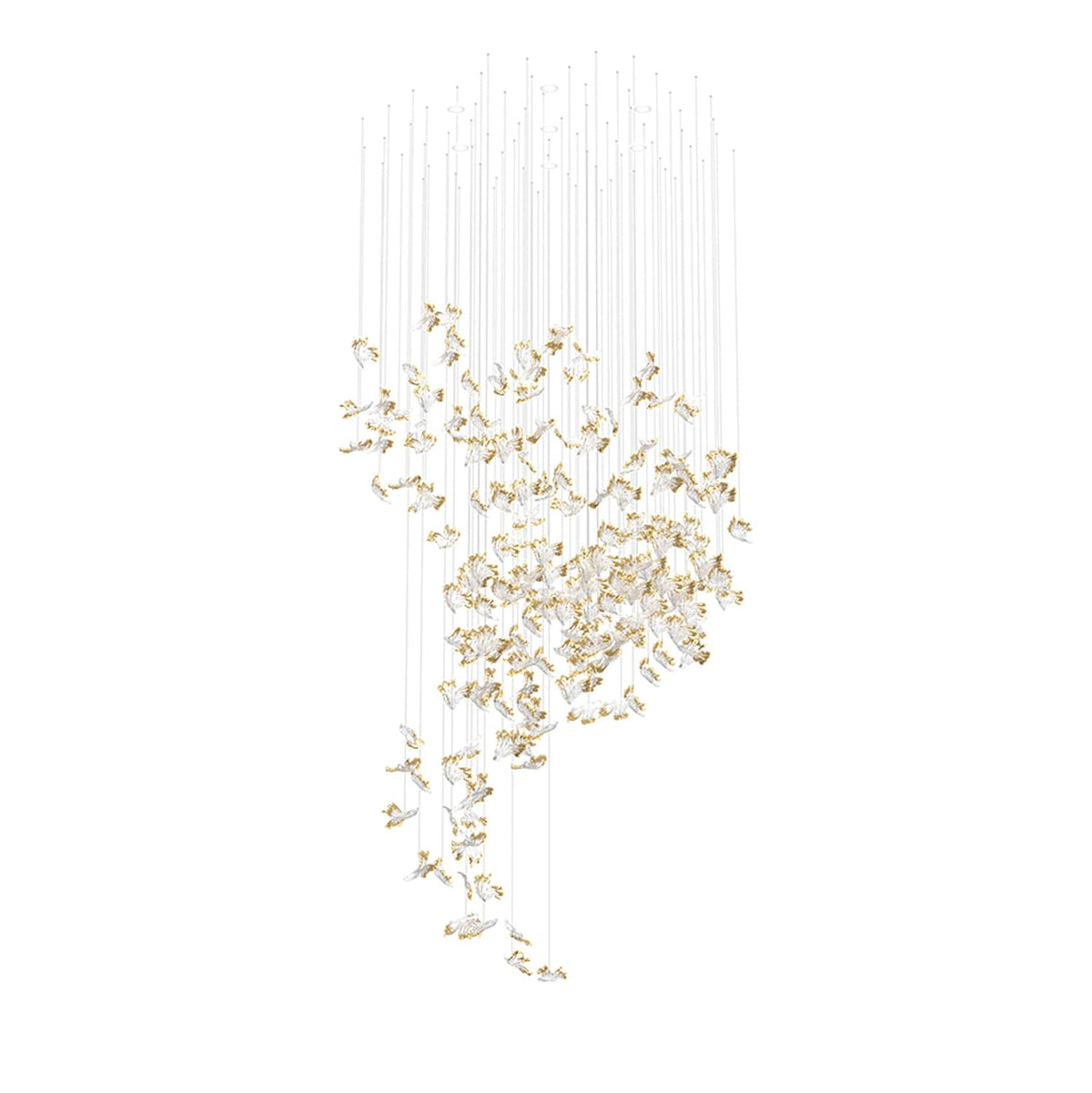 Citalora Kristall-Cluster-Pendelleuchte Kronleuchter