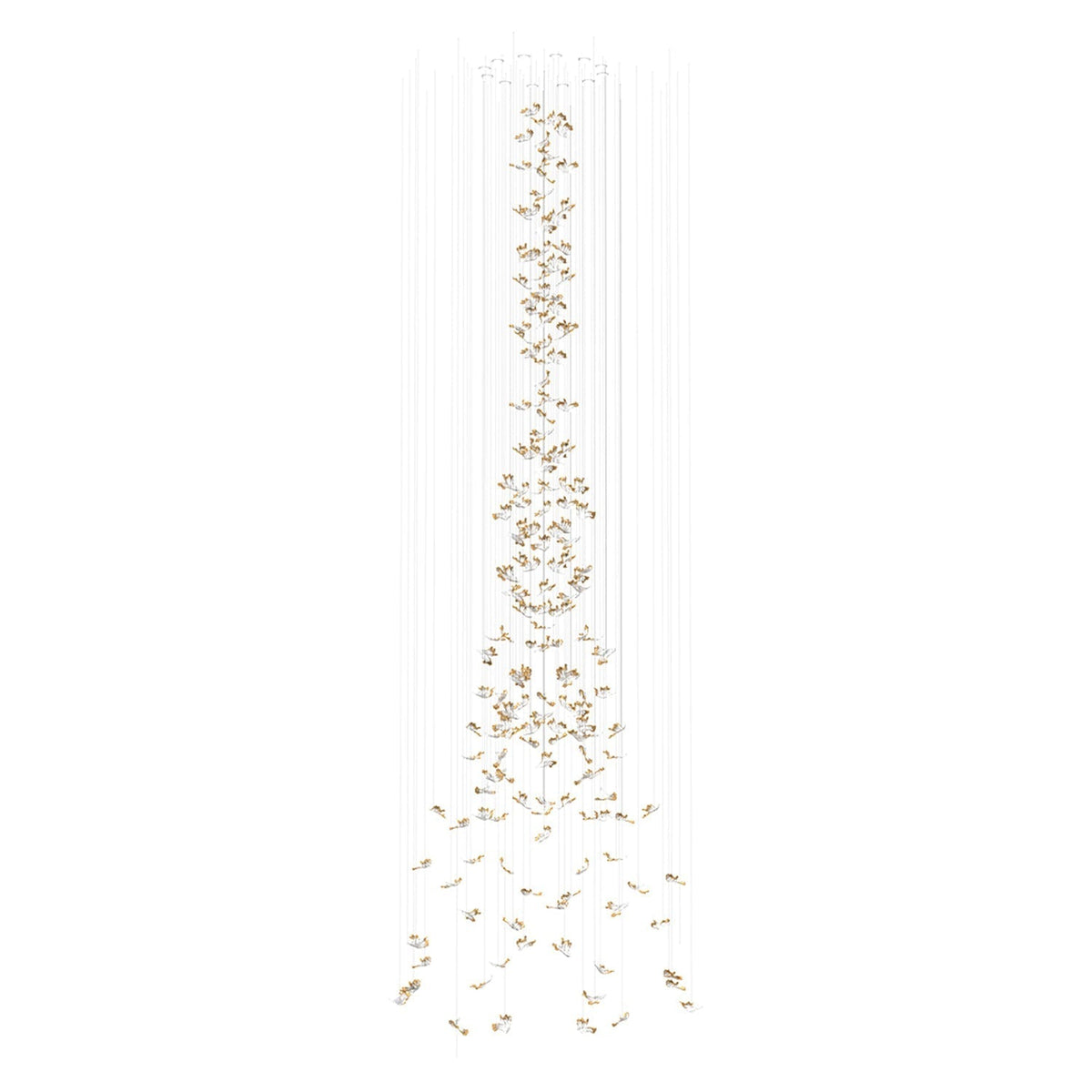 Citalora Kristall-Cluster-Pendelleuchte Kronleuchter